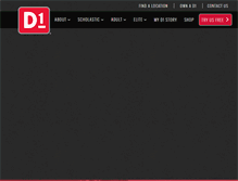 Tablet Screenshot of d1sportstraining.com